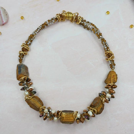 Tiger's Eye Short Necklace