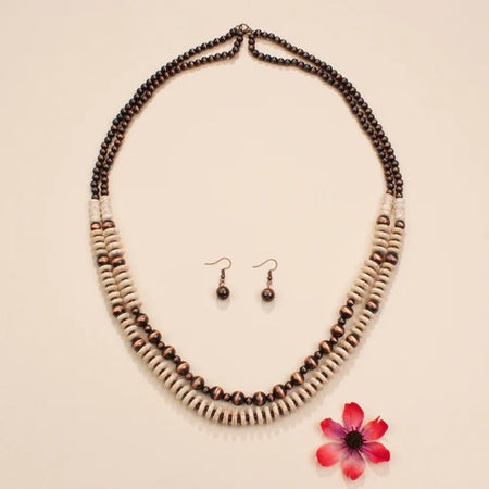 Squash Blossom Necklaces - Ivory Copper