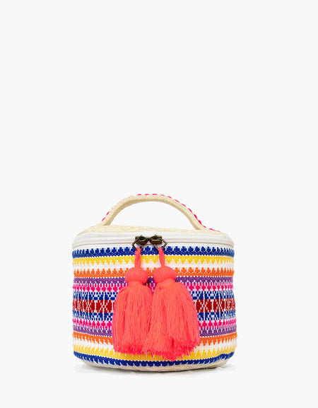 Naya Round Cotton Bag w/ Tassel Zip
