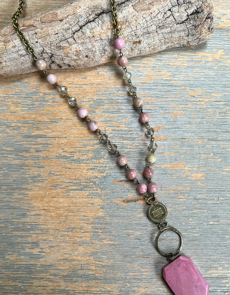 Lyssa Necklace Mauve