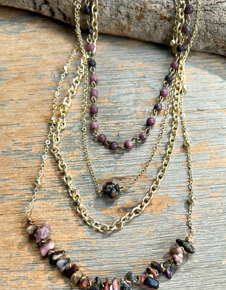 Palmer Necklace - Mauve