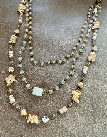 Medina Necklace - Beige