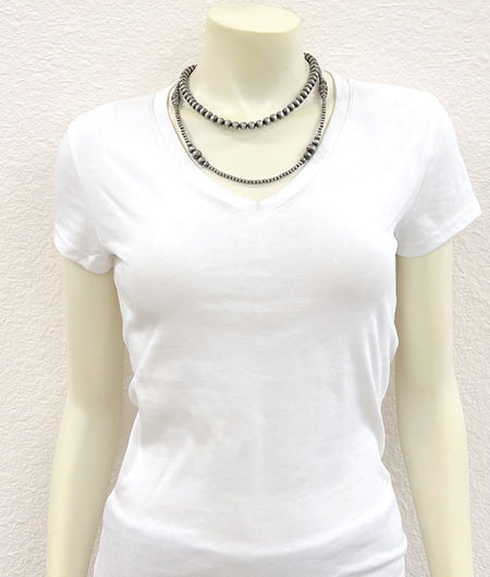22" Western Bead Strand 2-strand Necklace