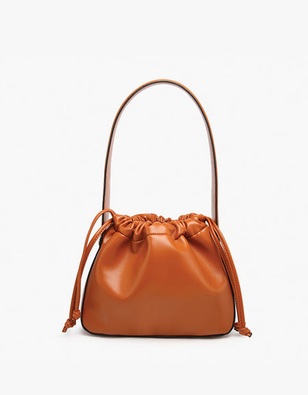 J&C Yang Cinched Bucket - Rust