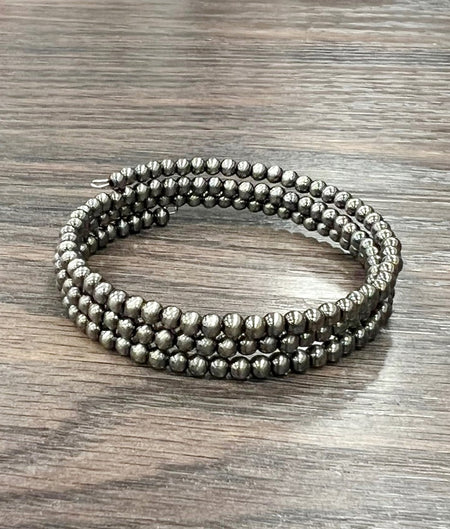4mm Polish Navajo Bead Wrap Bracelet