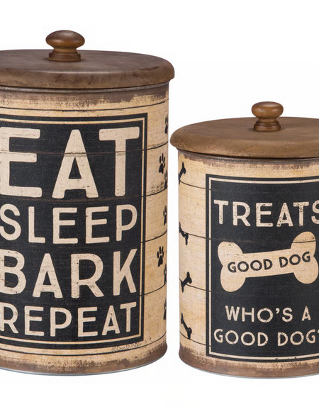 Dog Treat Canister Set