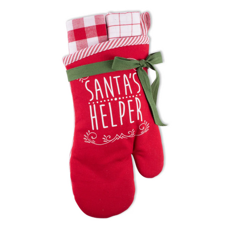 Santa’s Helper Oven Mitt Set