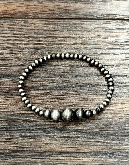 Traditional Navajo bead stretch bracelet