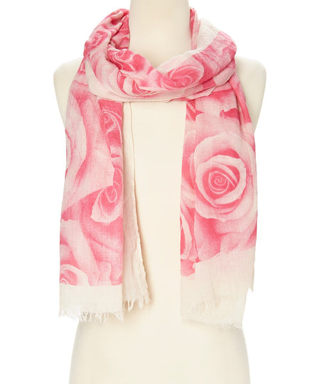 Rose scarf - Hot Pink