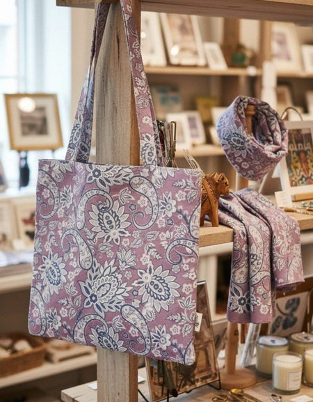 Art-inspired Premium Printed Shoulder Bag--vintage Paisley