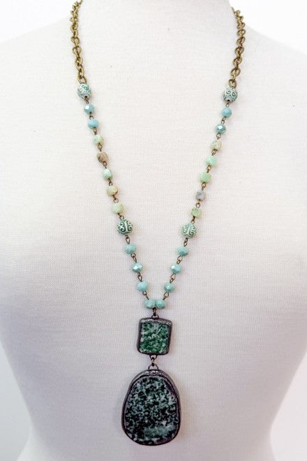 Darby Necklace - African Turquoise