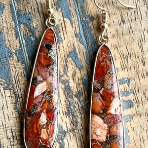 Samira Red Clay Earring