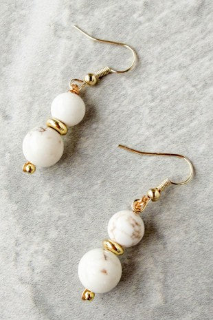 Ruthie Earrings - White