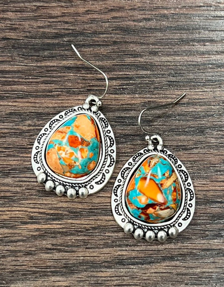 Western Gemstone Earrings - 1.2