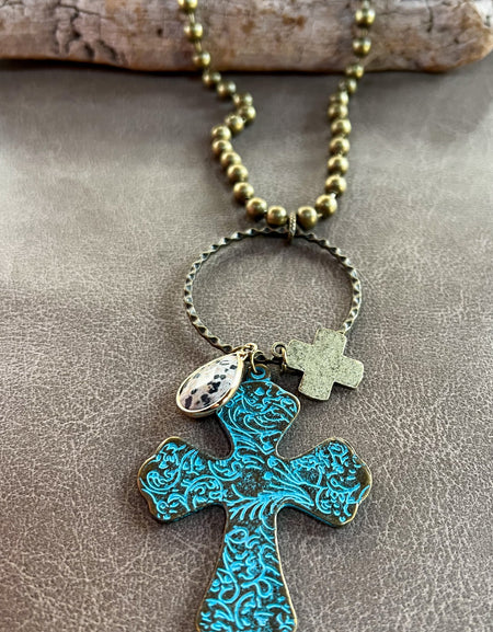 Chelsea Cross Necklace