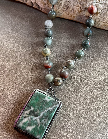 Suzanne Necklace - Jasper