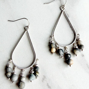Alanna Earrings - Gray