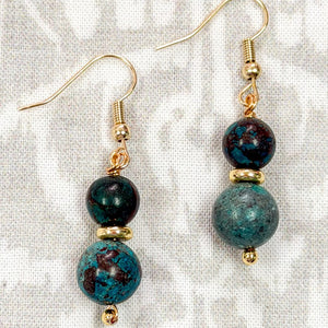 Ruthie Earring - Green Turquoise