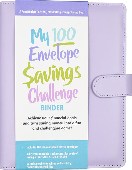 My 100 Envelope Savings Challenge Binder