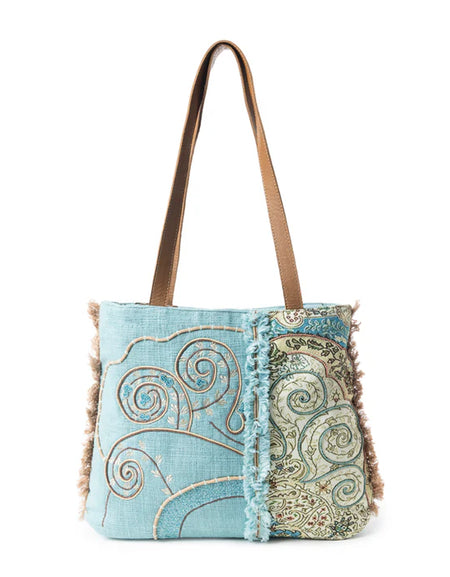 Coastal Whimsy Shoulder Bag - Blue