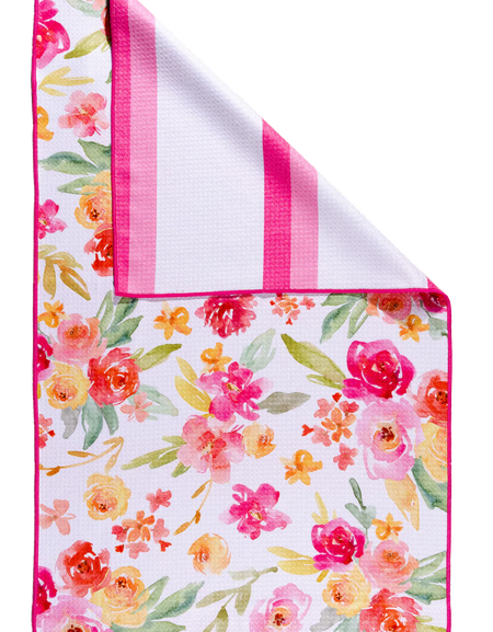 Bloom Painted Petals Dish Towel