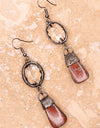 Pica Earrings Bamboo Agate