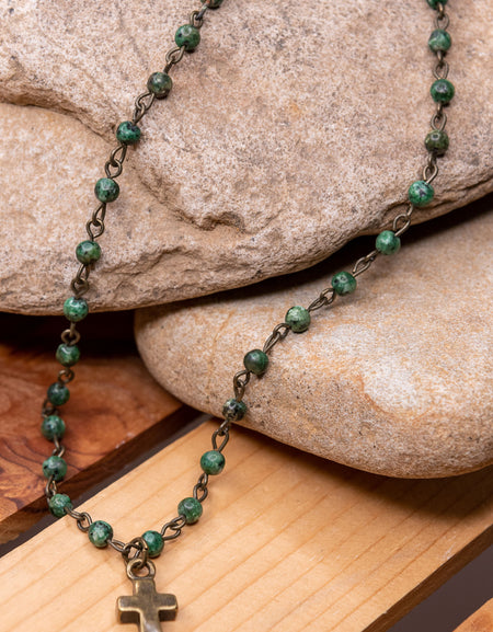 Phoebe Necklace African Turquoise