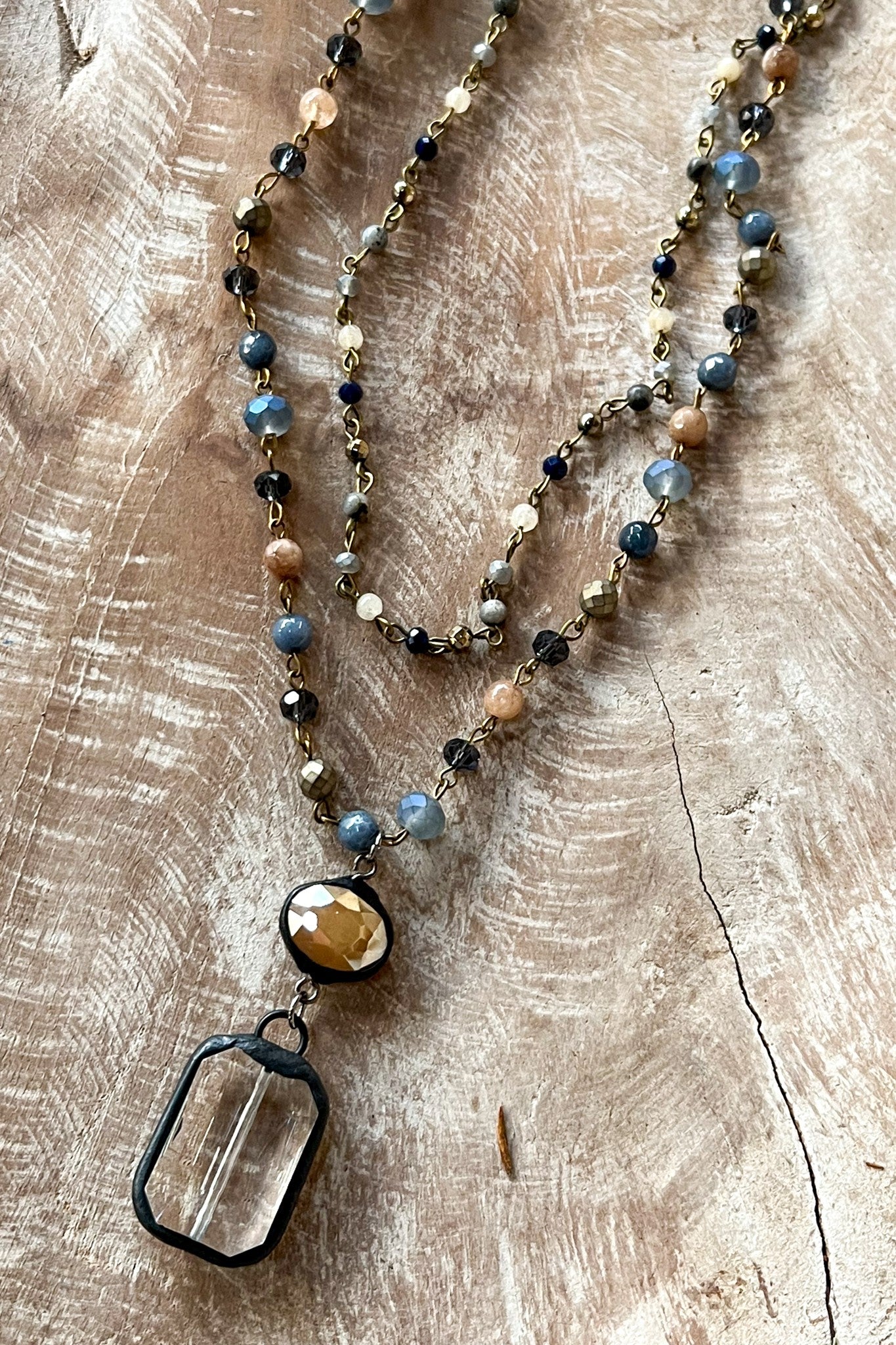 Micah Necklace Denim
