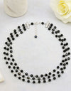 Multi-strand Wire Beaded Necklace