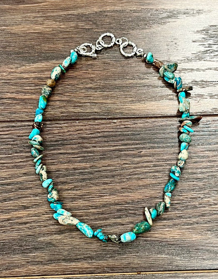 Handmade Gemstone Necklace - 16 inch single strand