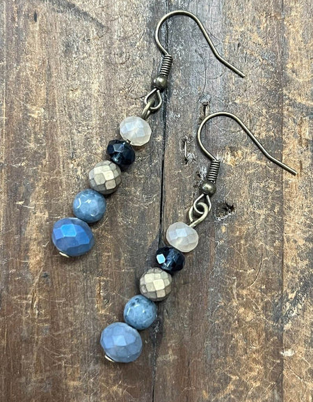 Micah Earrings Denim