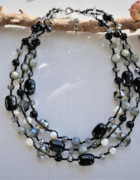 Multi Strand Statement Necklace