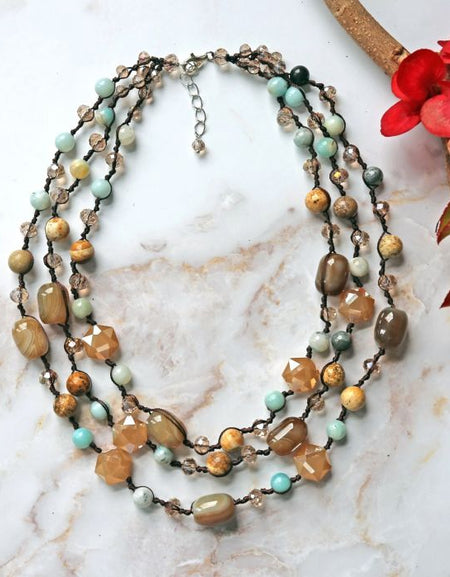 Multi Strand Statement Necklace