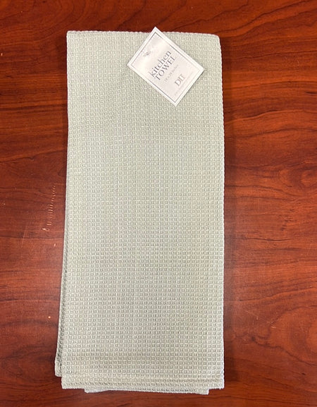 Dove Gray Waffle Dishtowel