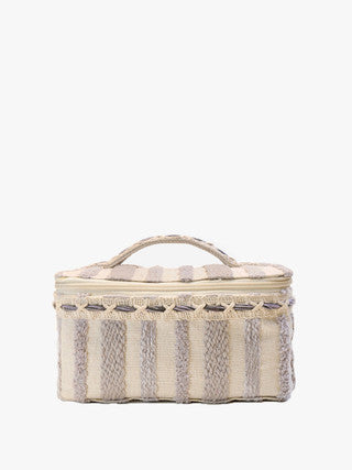 Fiona Cotton Cosmetic Case - Lavender