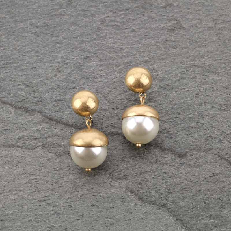 Pearl Fashion Post Earrings