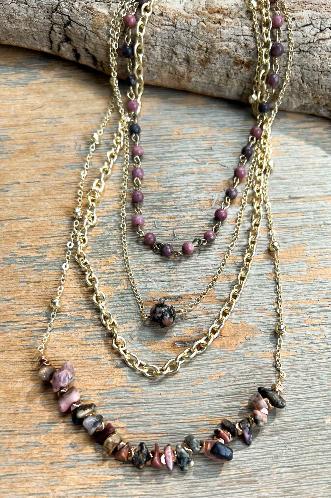 Palmer Necklace - Mauve