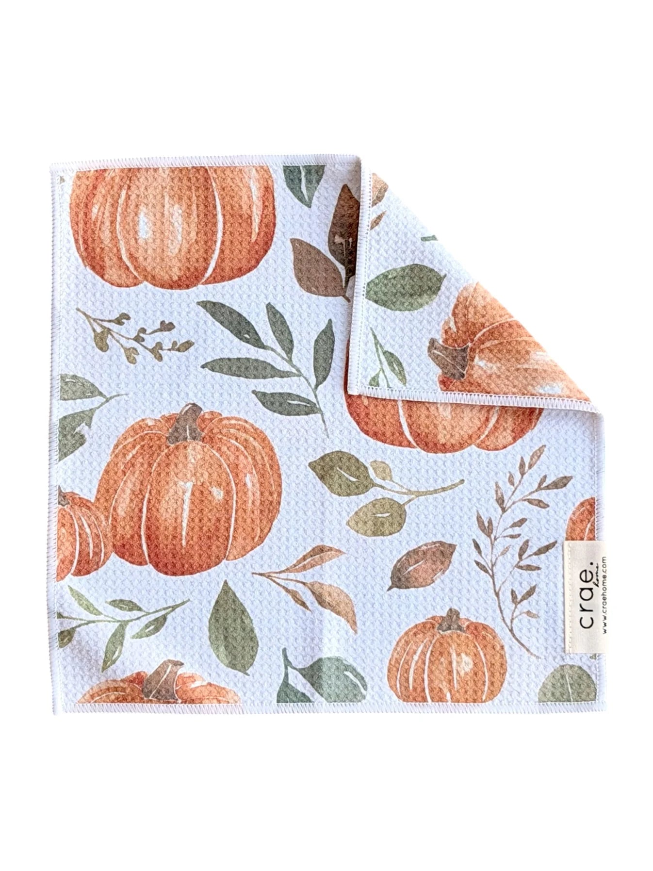 Pumpkin Patch Double-Sided Washcloth