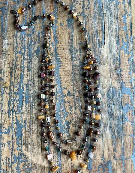 Rachel Necklace -  Amber