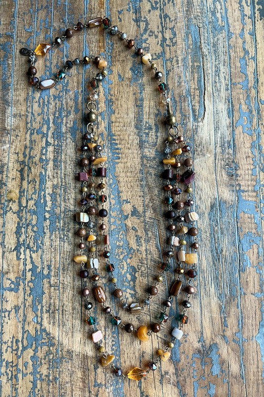 Rachel Necklace -  Amber