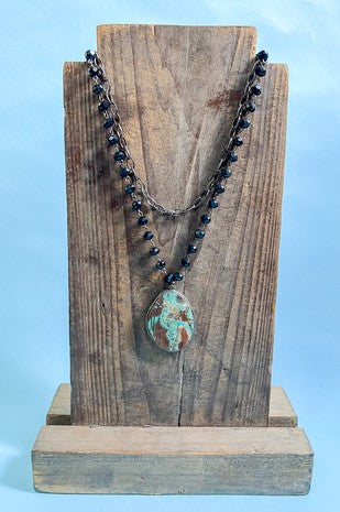 Paige Necklace Black