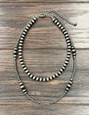 22" Western Bead Strand 2-strand Necklace