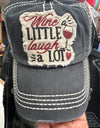 Wine a Little Laugh a lot Ballcap