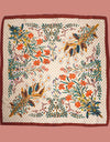 Large Floral Print Bandana Scarf