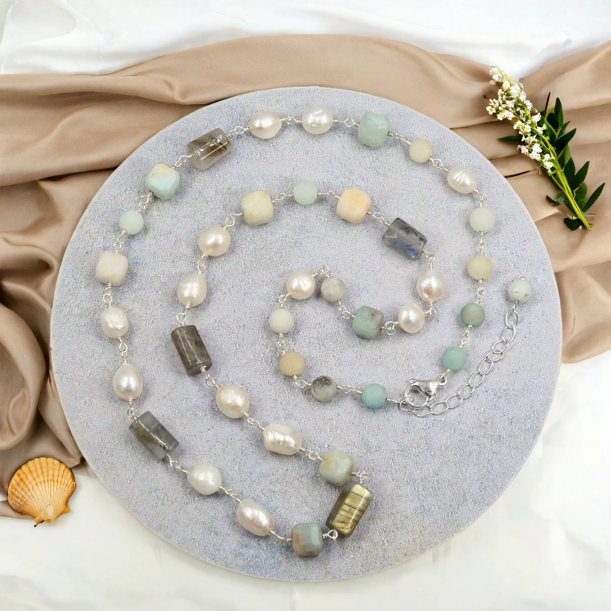 Tranquil Radiance Amazonite Necklace