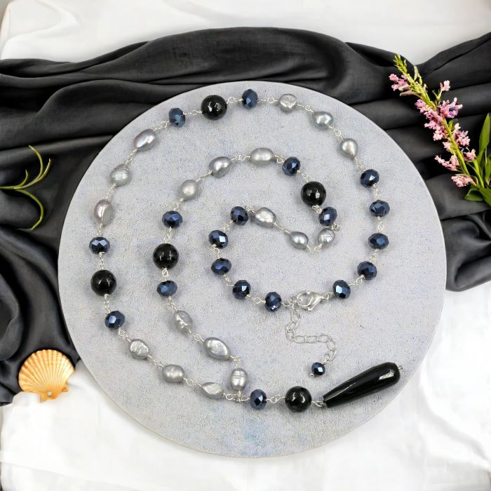 Midnight Elegance Onyx Necklace