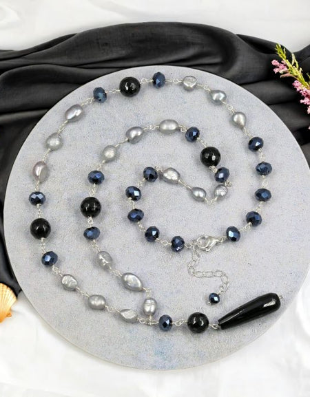 Midnight Elegance Onyx Necklace