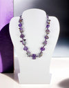 Natural Amethyst Mix Statement Necklace