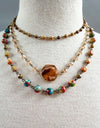 Janet Short Necklace - Orange
