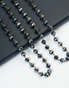 OLE Crystal Beads Chain Necklace - Blue